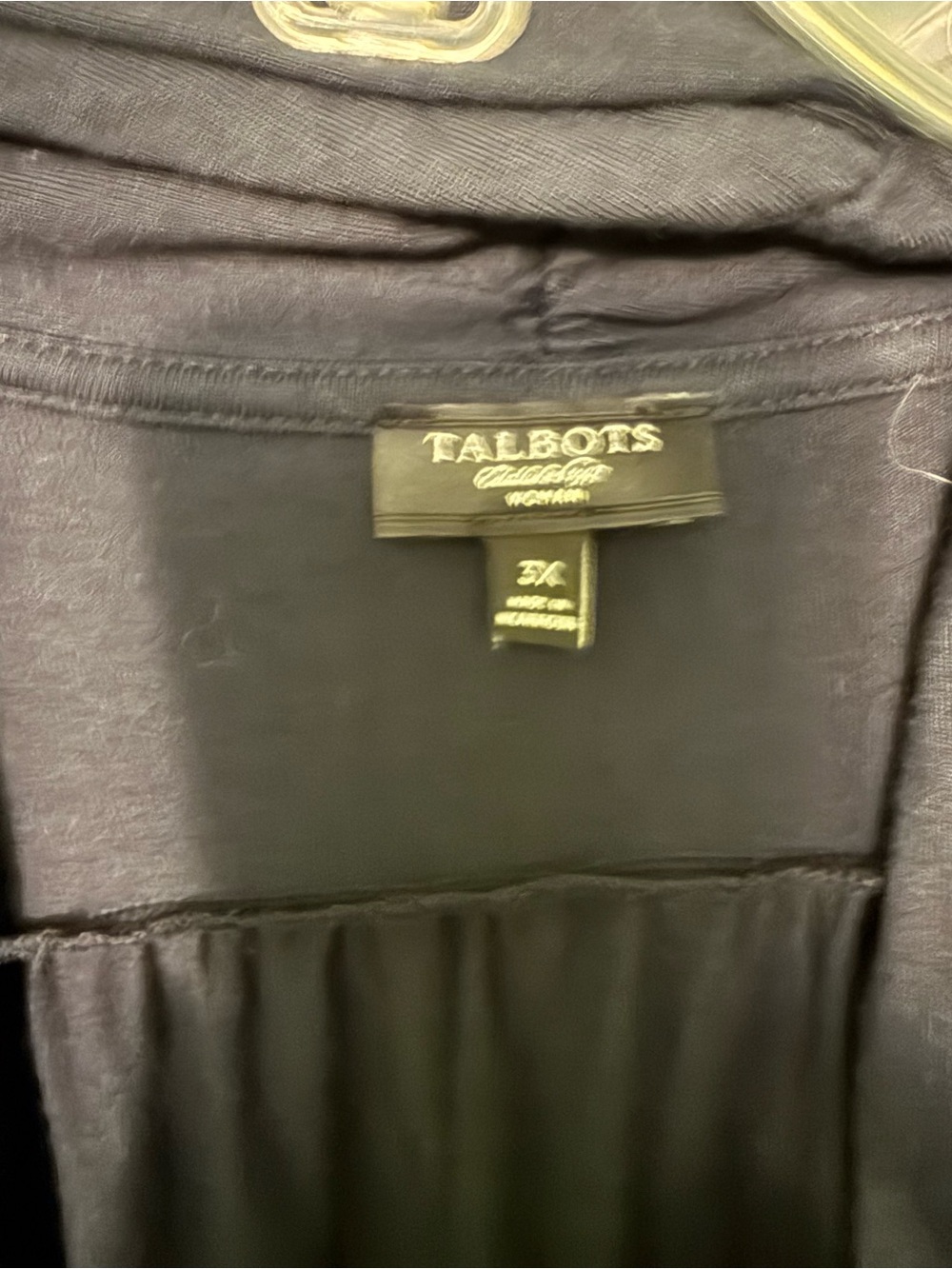 Talbots Black Lightweight Open Cardigan - Picture 2 of 2